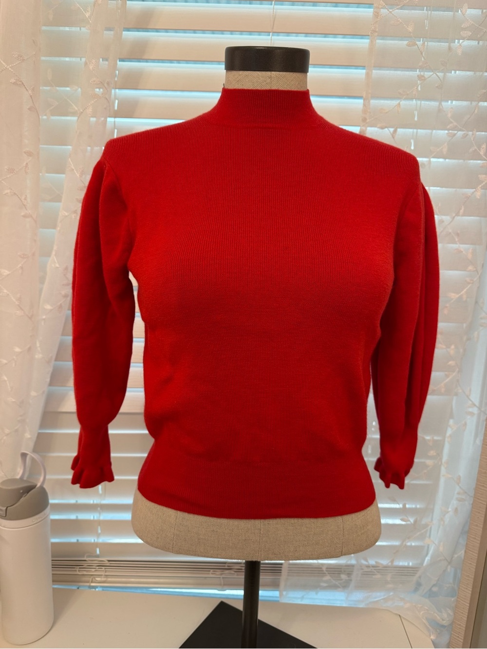 Madewell Red Turtleneck Sweater